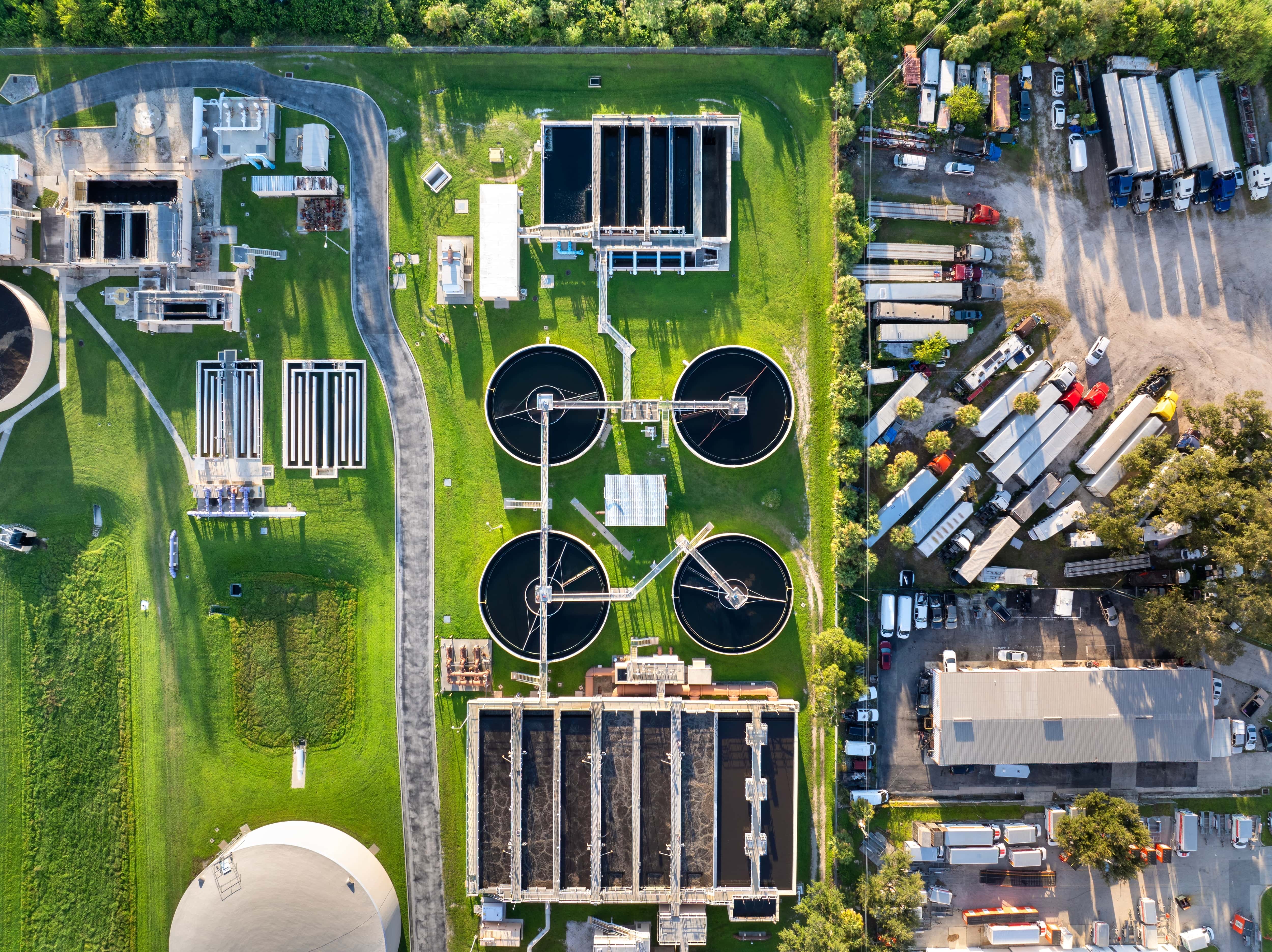 Comprehensive biological wastewater treatment complex
